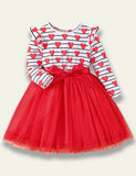 Valentine's Day Love Patchwork Tulle Dress - Mini Taylor