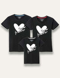 Valentine's Day Together Forever Printed Family Matching T-Shirt - Mini Taylor