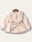 Winter Waisted Plush Coat - Mini Taylor